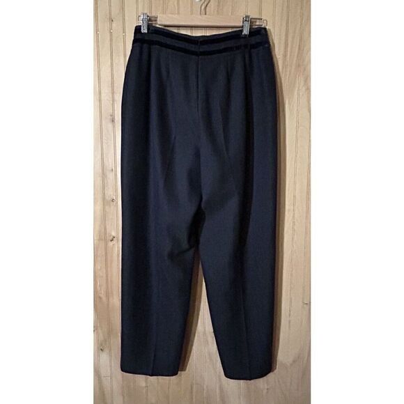 Harve Benard High Waist Wool Size 10 Herringbone Fully Lined Dress Pants - Picture 2 of 4